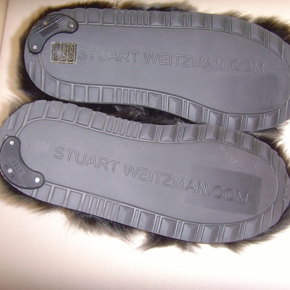 Stuart Weitzman Fur Ankle Boots NWOT - Size 9 - Picture 12 of 14